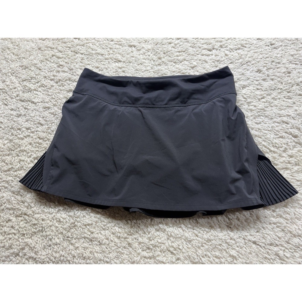 Lululemon Play Off The Pleats Skirt Black Size 6